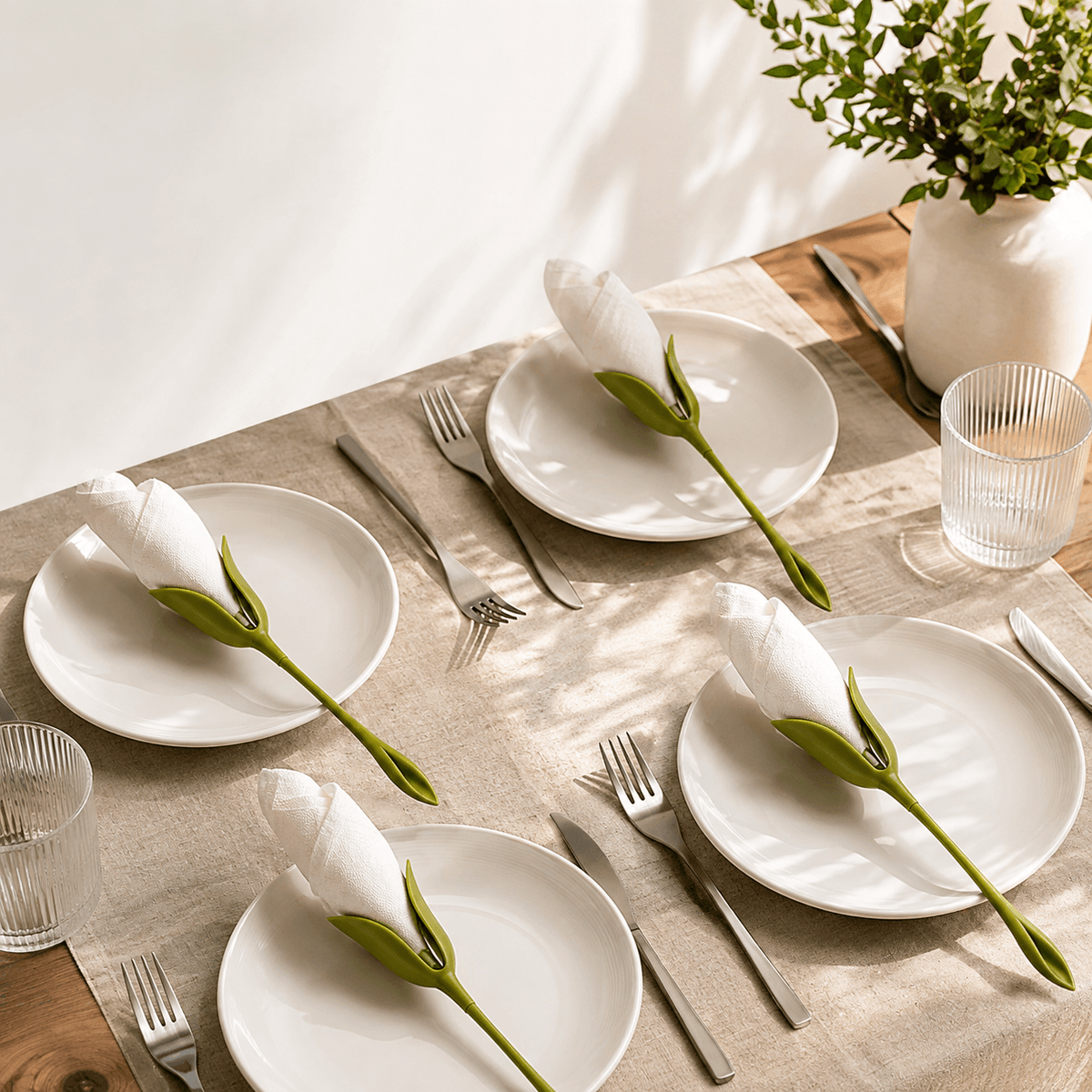 Hmhnn Bloom™ | Floral Napkin Styling Set